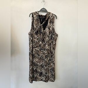 Love & Legend Animal Print Midi Dress